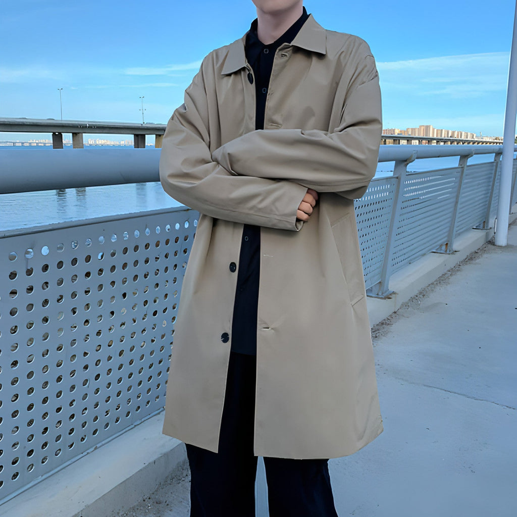 Classic Men's Coat – Urban Chic for Any Season