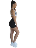 Kali Seamless High Rise Yoga Shorts - Black